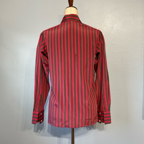 Vintage Evan-Picone Striped Long Sleeve Blouse - Picture 6 of 8